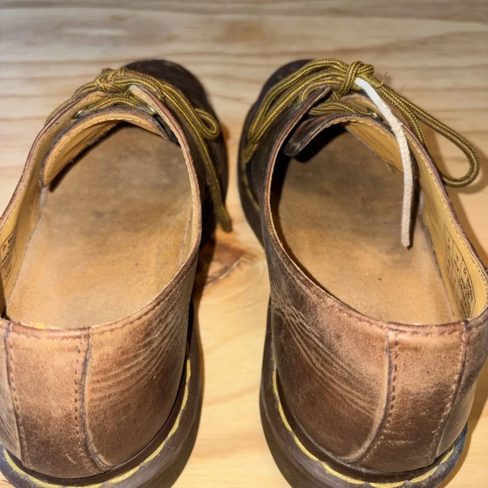 Dr. Martens 10100 Vintage Brown Leather 4-Eye Shoes Oxfords Men's Sz 10 M